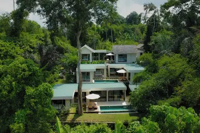 Image de Spacious 8-bedroom villa in delightful Ubud Bali with Ac comfort