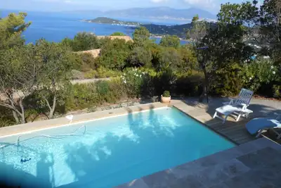 Image de Villa l'Alivi rive sud avec vue panaromique sur les iles sanguinaires