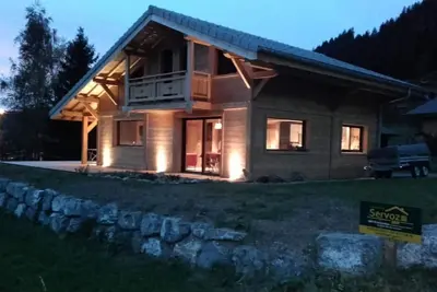 Image de Chalet le télémark, Bernex, jusqu'à 13 personnes, vue sur la dent d'oche
