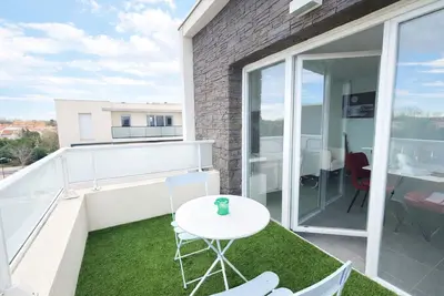 Image de Argelès : Appartement 4 pers avec Terrasse, Parking et Wifi