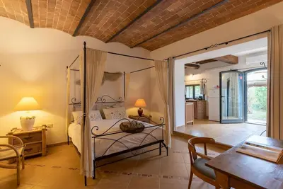 Image de Appartement 'Casa Cascata - Casale Rosmarino' avec jardin privé, Wi-Fi et climatisation
