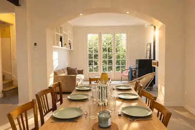 Image de Maison rénovée Arcachon, jardin & climatisation