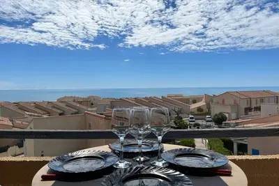 Image de Appartement Saint Pierre la Mer, 4 pers, terrasse, parking privé à 800m de la plage