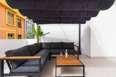 Image de Bright Apt for 4 Las Canteras · Shared Terrace