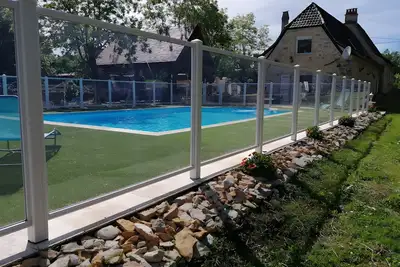 Image de Maison de vacances « Gîte Gouffre D'amour » avec piscine privée, terrasse et Wi-Fi