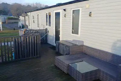 Image de Homely caravan with decking at North Denes in Suffolk, ref 40119aND
