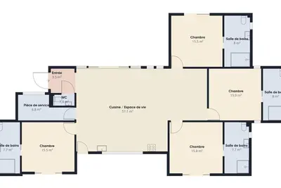 Image de Villa moderne pour 8 - Piscine - Résidence privée