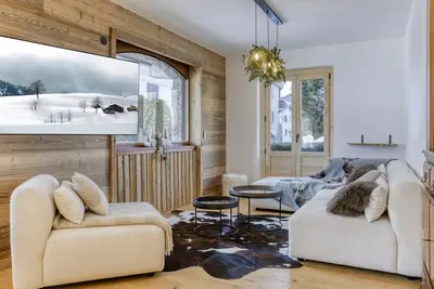 Image de Appartement 3 Chambres, Terrasse Sud/Ouest, Parking - Megève