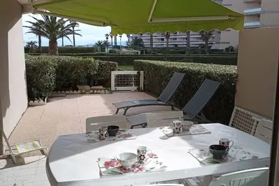 Image de Appartement Rdc avec Terrasse Accès Mer pour 4, à Canet-Plage