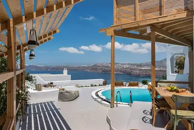 Image de Villa à Akrotíri avec 4 chambres à coucher, 8 couchages