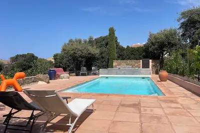 Image de T3 piscine, vue mer, jardin