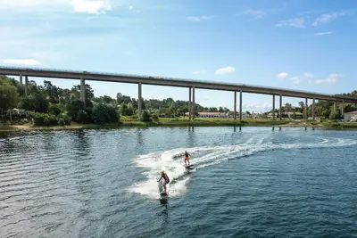 Image de Bel appartement à Myggenäs avec vue sur la mer.