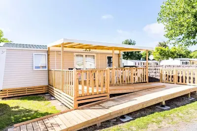 Image de Mobil-home Pmr | Comfort | 2 Ch. | 4 pers. | Terrasse surélevée | A/C