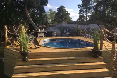 Image de Grande maison avec piscine et proche de la mer