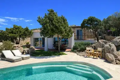 Image de Villa « Rosa Bianca » avec vue sur la mer, Wi-Fi et climatisation