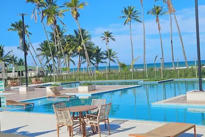 Image de Apê Maré Blue - Seu Paraíso à beira-mar!