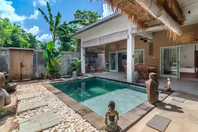 Jellyfish R 2br for Group, 5 Min to Thomas Beach