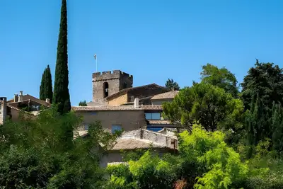 Image de Villa « Lo Ginest » avec vue sur la montagne, Wi-Fi et climatisation