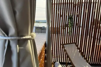 Image de Appartement de deux chambres avec la terrasse et la vue sur le mer Turanj, Biograd (A-25010-a)