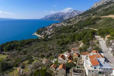 Image de Bel appartement à Brela avec vue sur la mer.
