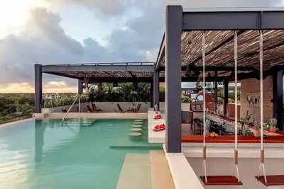 Image de Two 1-Br 1 King | Bloom Tulum | w/ Fully Equipped Kitchen +  Pool