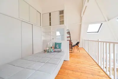 Image de loft contemporain avec rooftop d'exception