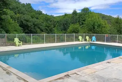 Chalet 3 étoiles - Piscine  - ccbfeba