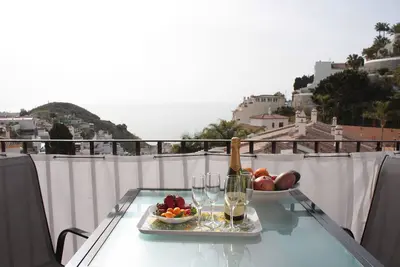Image de Maison de vacances « Oliva » avec vue sur la mer, Wi-Fi et climatisation