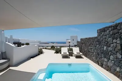 Image de Endearing Santorini Suite | Aegean Serenity Suite | Junior Suite with Private.