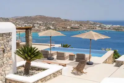 Image de Superb Seafornt Mykonos Villa | Villa Eros | 4 Bedrooms | Panoramic Sea Views |.