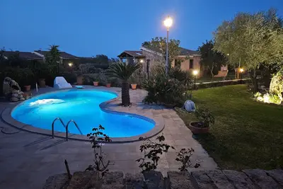 Image de Villa « Le Palme » avec vue sur la mer, Wi-Fi et climatisation