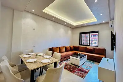 Image de Appartement spacieux 3 ch 2 Sdb 102m2 Clim Ascenseur Arrivée autonome Marrakech