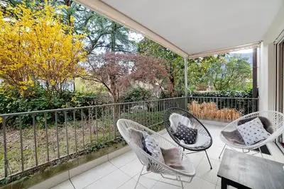 Image de Appartement Garden Suite Merano avec vue sur la montagne, terrasse privée et Wi-Fi