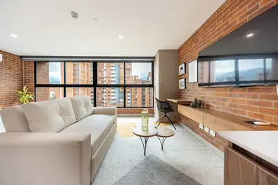 Image de Unique loft with 1br & sofa bed, A/C, Terrace & Rooftop Gym