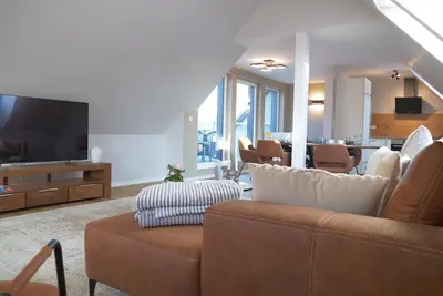 Image de Appartement « Seeterrasse » avec vue sur le lac, terrasse commune et Wi-Fi