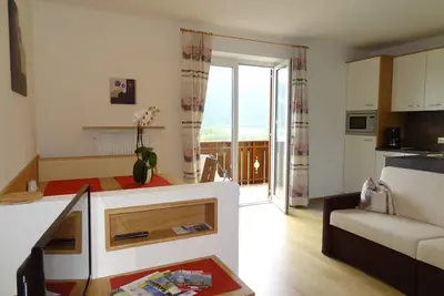 Image de Appartement 'Fewo Apfelblüte' avec vue sur la montagne, piscine commune et Wi-Fi