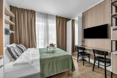 Image de Praga Studio with Air-Con - 140m Metro, near Pge Narodowy Stadium