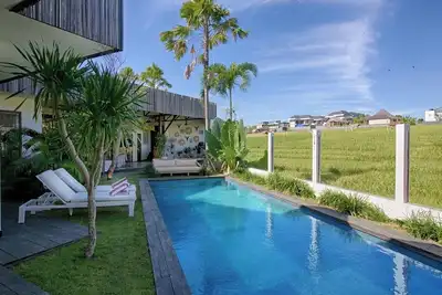 Image de Villa 4 chambres avec vue sur rizières superbe