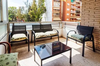 Image de Spacious apartment on the beach for 6 people