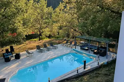 Image de Villa « Magda » avec vue sur la montagne, piscine privée et Wi-Fi