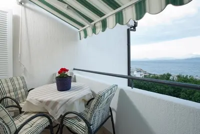 Image de Appartement d'une chambre avec la terrasse et la vue sur le mer Igrane, Makarska (A-25288-b)