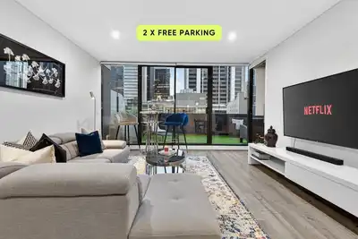 Image de Spacious 3br on Bourke St Grand Balcony & City Views