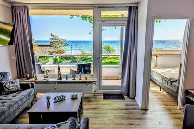 Image de Baltic Sea vacation-Scharbeutz panoramic sea view on the beach