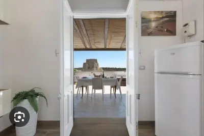 Image de Maison de vacances avec Wifi, climatisation, bain à remous, Tv, terrasse, près de Otrante