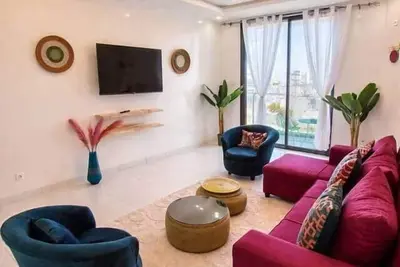 Image de Bright Modern Almadies 2br | Balcony Dining + Near Beach