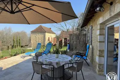 Image de Maison en pierre climatisée, 4 pers.