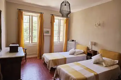 Image de Maison de famille, 8 couchages, terrasse avec vue panoramique à Porquerolles