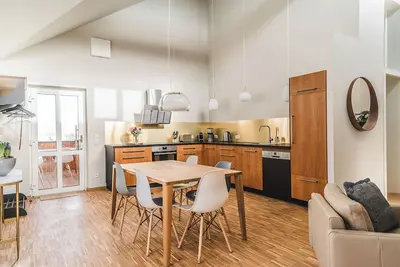 Image de Bright and modern holiday apartment with wellness area, terrace and nice view