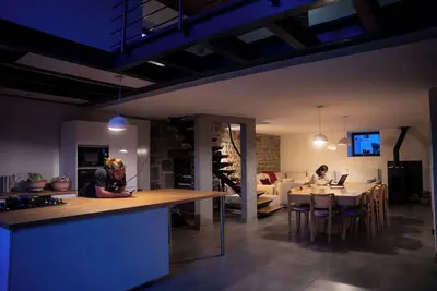 Image de Grande maison de groupe 14 pers avec salon cathédrale lumineux