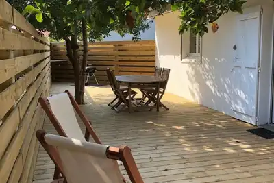 Image de Maison au calme classée 3 étoiles, centre-ville et plage à pied